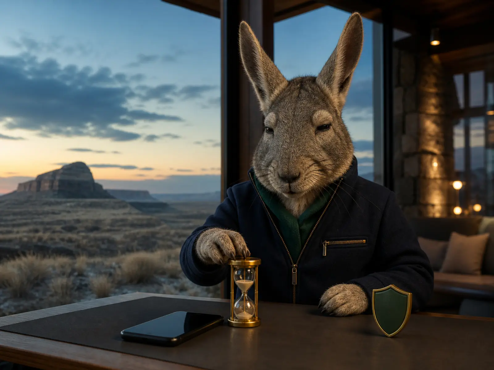 Vizcacha patagónica usando herramientas de juego responsable en Chubut
